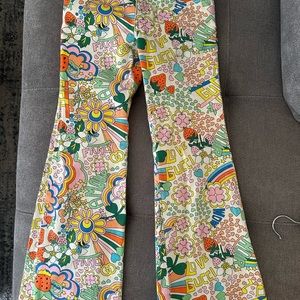 Girls Gucci bell bottom jeans